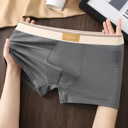 Mid rise boxer brief set with supportive stay put fit for men | Cotton Theory
