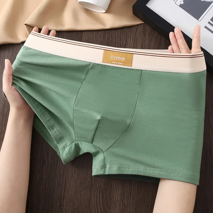 Mid rise boxer brief set with supportive stay put fit for men | Cotton Theory