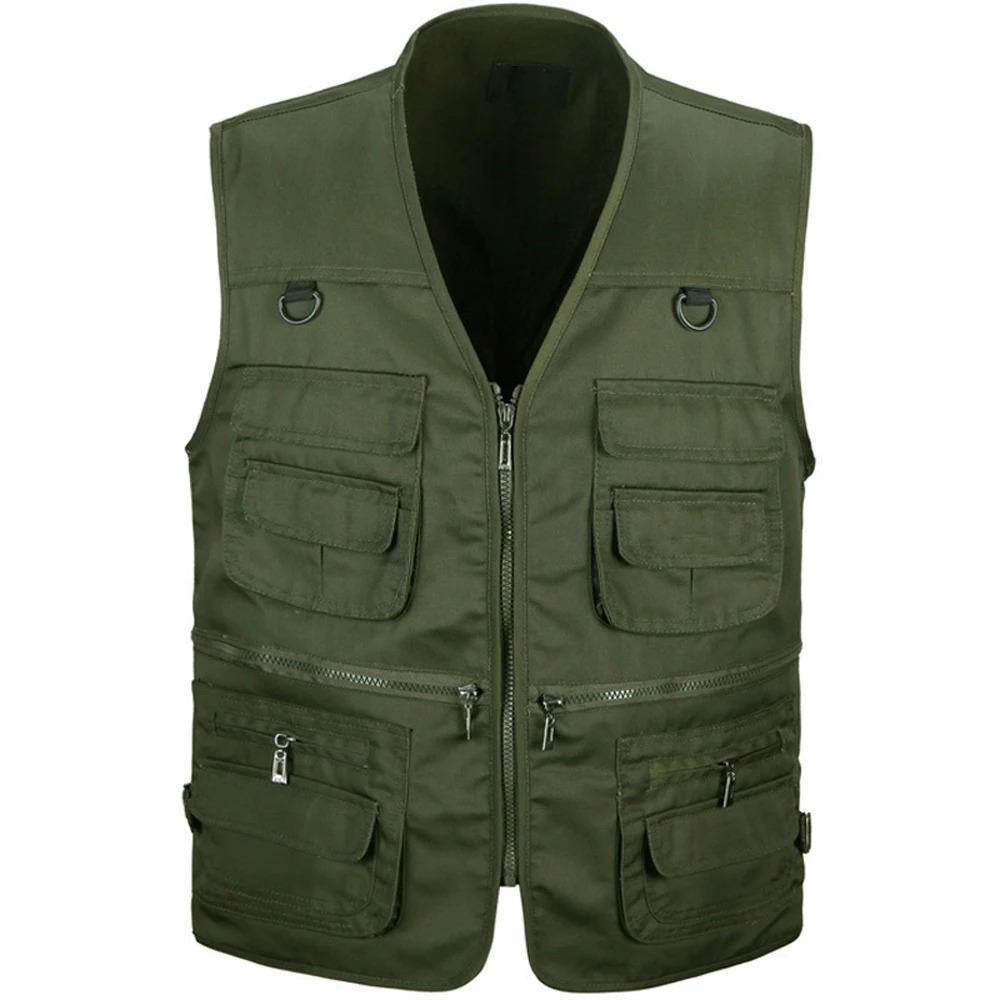 Multi-pocket hiking vest with mesh lining for men | Summit