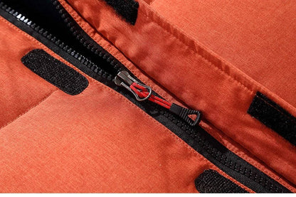 Insulated winter parka with adjustable hood for men | Orion