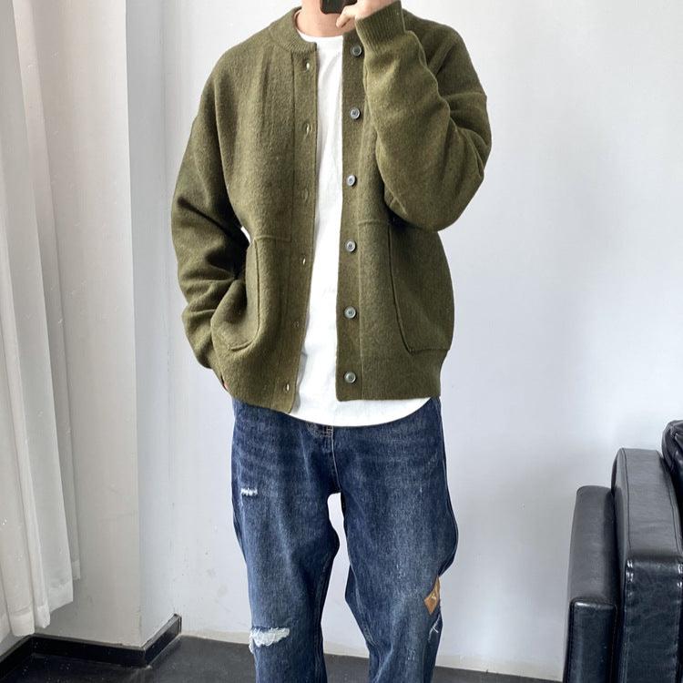 Everett Cardigan Sweater for men | Mathias Stone