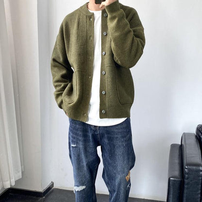 Everett Cardigan Sweater for men | Mathias Stone