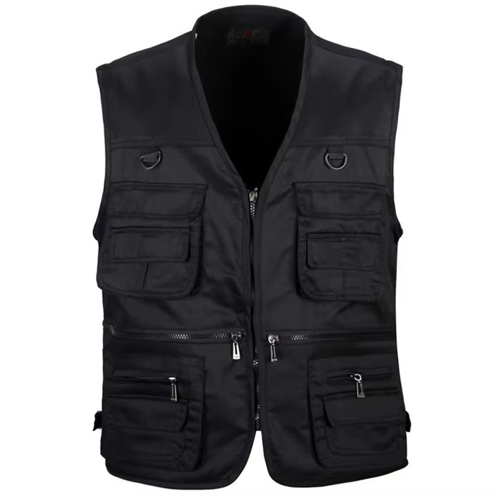 Multi-pocket hiking vest with mesh lining for men | Summit