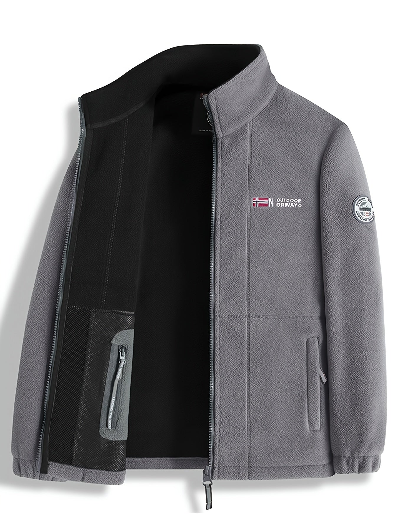 Warm lightweight outdoor fleece jacket for men | Julius -20