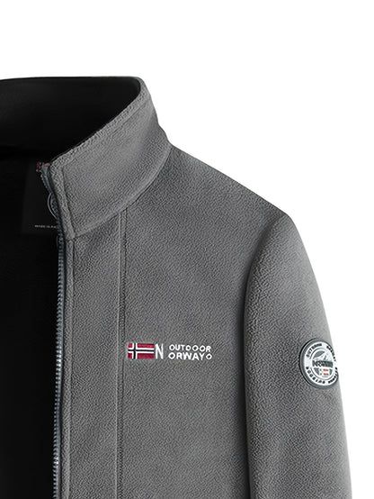 Warm lightweight outdoor fleece jacket for men | Julius -22