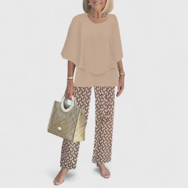 Sophisticated Coordinated Two Piece Outfit Set for women | Eliana