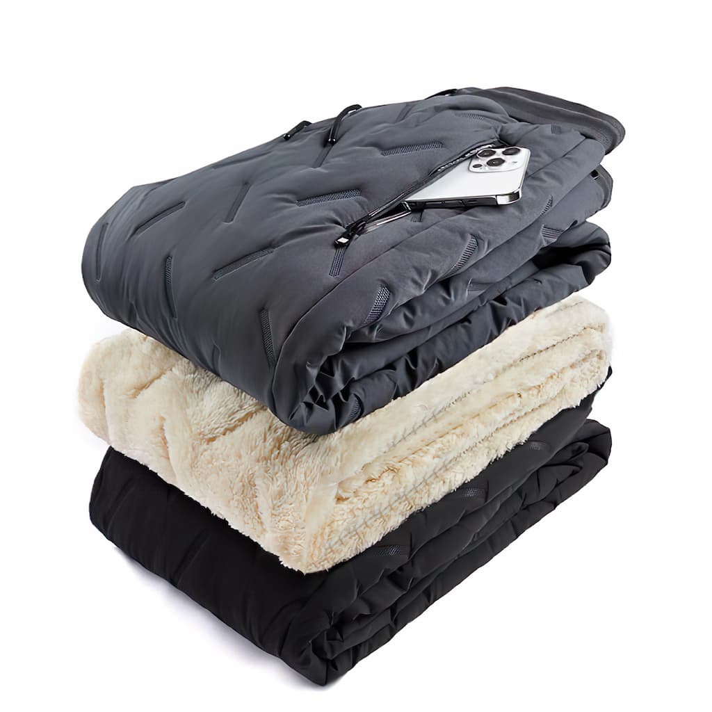 Warm fleece-lined thermal jogging trousers for men | Leila -4