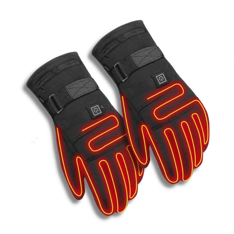Heated winter gloves with adjustable temperature settings for men | Thermelle