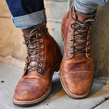 Vintage ankle boots with adjustable straps for men | Holden