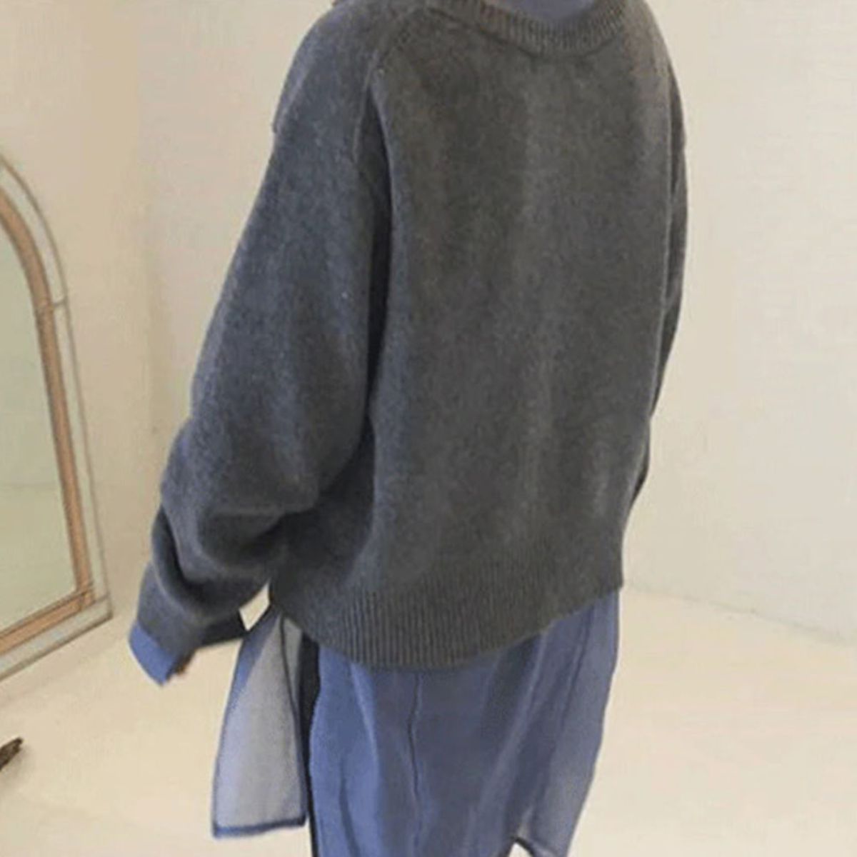 Soft warm breathable cashmere sweater for women | Lucille -7