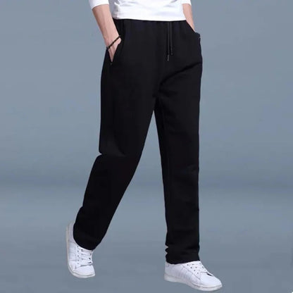 Relaxed fit sweatpants with adjustable drawstring for men | Rowan