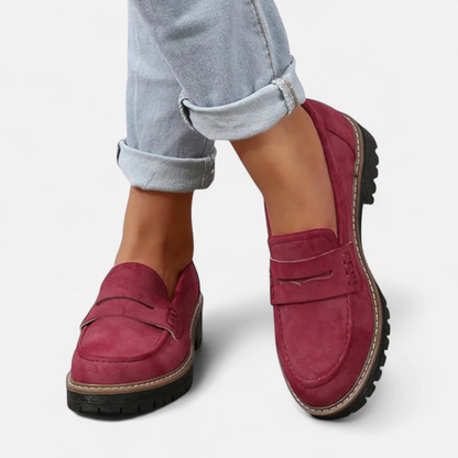 Smart urban slip-on loafers for women | Venora -6