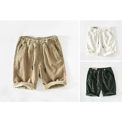 Loose fit drawstring summer shorts for men | Golden Shores