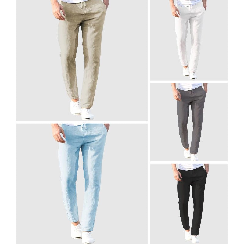 Lightweight drawstring tailored trousers for men | Artisan Breeze
