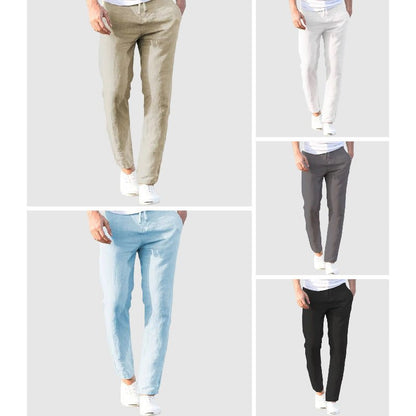 Lightweight drawstring tailored trousers for men | Artisan Breeze