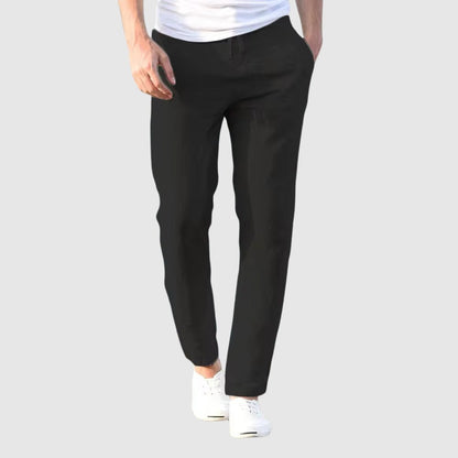 Lightweight drawstring tailored trousers for men | Artisan Breeze