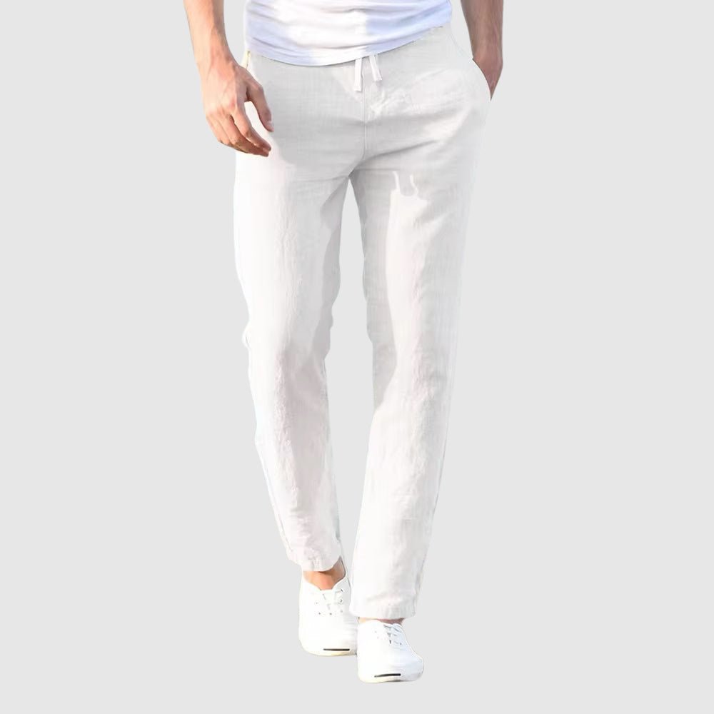 Lightweight drawstring tailored trousers for men | Artisan Breeze