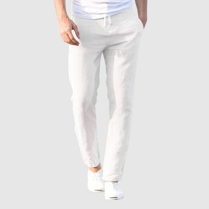 Lightweight drawstring tailored trousers for men | Artisan Breeze