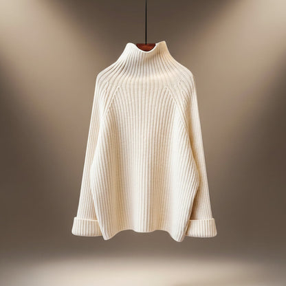 Soft elegant wool-blend winter set for women | Christina -3