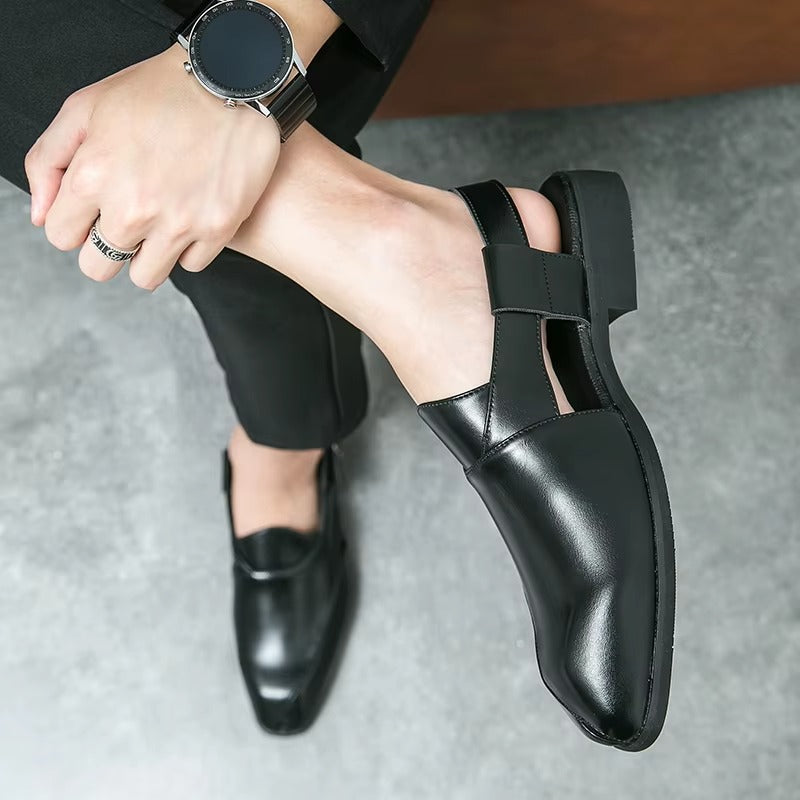 Elegant slip-on slingback loafers for men | Ravello -14