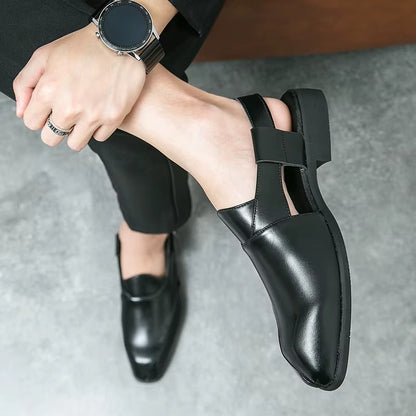 Elegant slip-on slingback loafers for men | Ravello -14