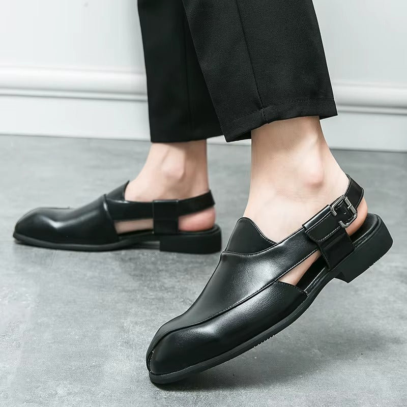 Elegant slip-on slingback loafers for men | Ravello -9