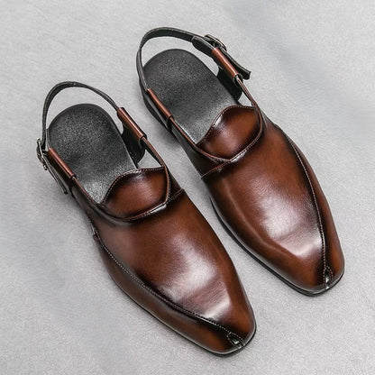 Elegant slip-on slingback loafers for men | Ravello -7