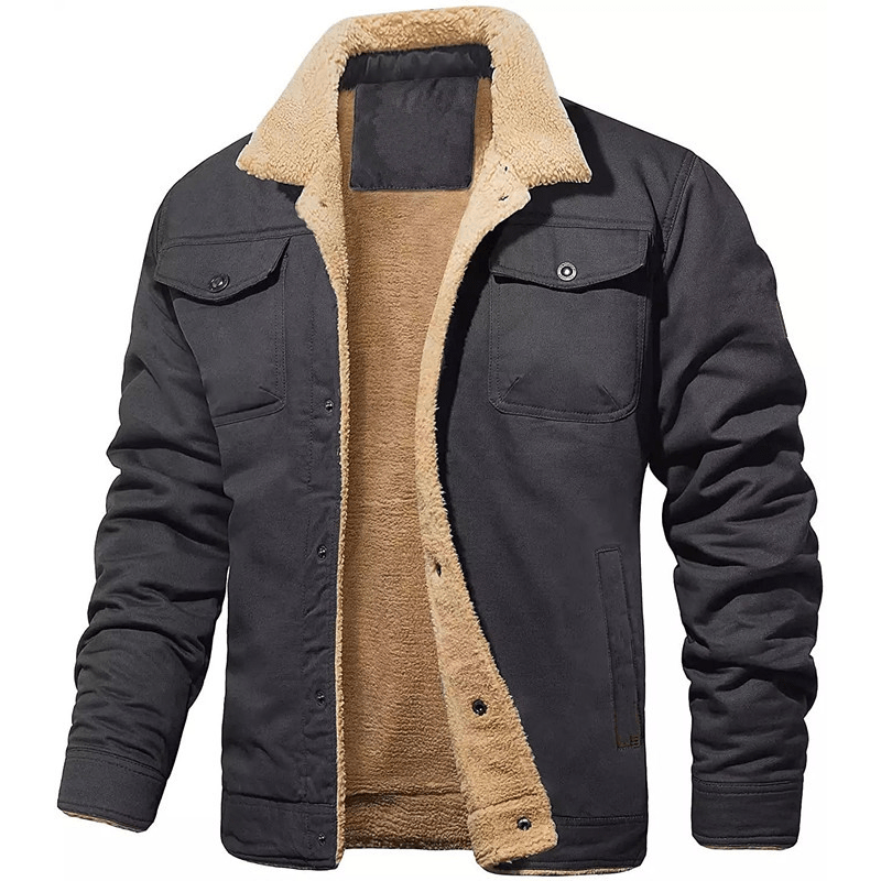 Slim fit pilot style jacket with utility pockets for men | Marksman Aero