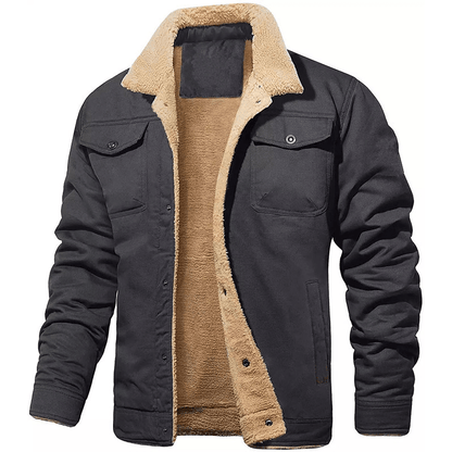 Slim fit pilot style jacket with utility pockets for men | Marksman Aero