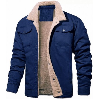 Slim fit pilot style jacket with utility pockets for men | Marksman Aero
