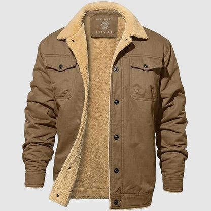Slim fit pilot style jacket with utility pockets for men | Marksman Aero