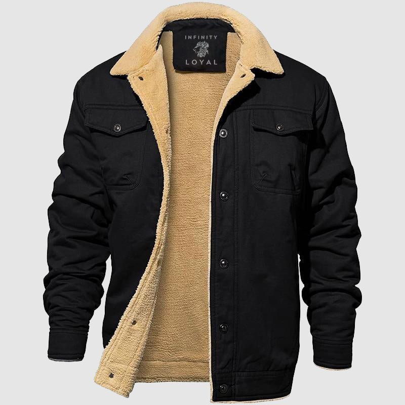 Slim fit pilot style jacket with utility pockets for men | Marksman Aero
