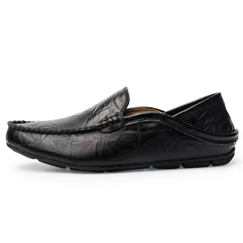 Classic Tuscan slip-on moccasin loafers for men | Matteo Bellucci -6