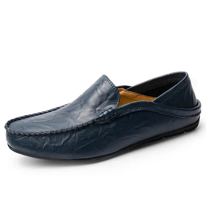 Classic Tuscan slip-on moccasin loafers for men | Matteo Bellucci -10