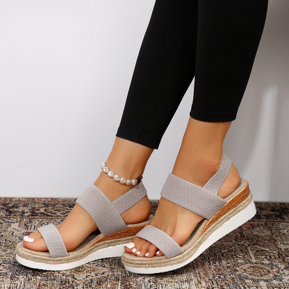 Supportive adjustable sandals with breathable open design for women | Arlena