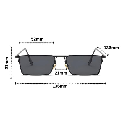 Square frame polarised UV400 sunglasses for men | Avant -15