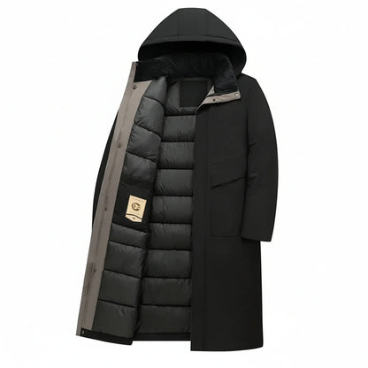 Long Hooded Padded Winter Parka for men | Theron