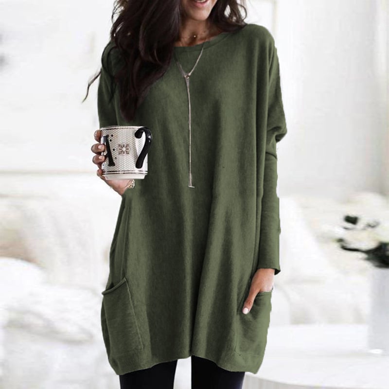 Classic Long Trench Style Sweater Coat for women | Isabelle