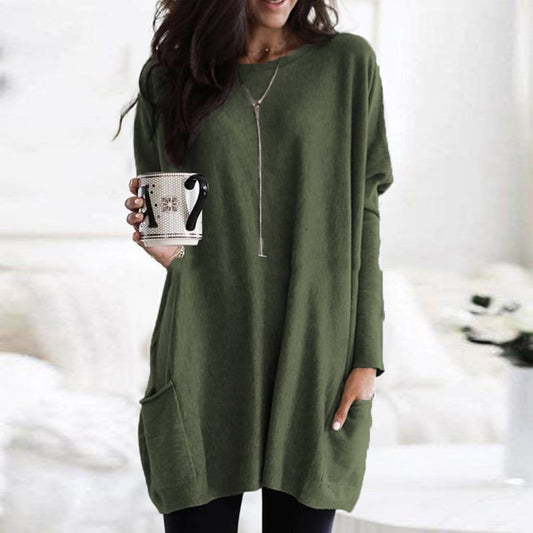 Classic Long Trench Style Sweater Coat for women | Isabelle