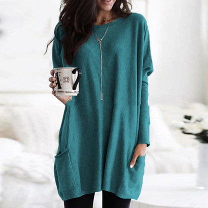 Classic Long Trench Style Sweater Coat for women | Isabelle