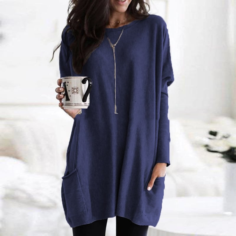 Classic Long Trench Style Sweater Coat for women | Isabelle