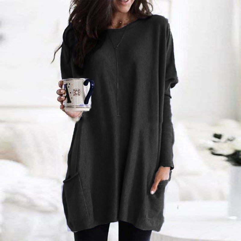 Classic Long Trench Style Sweater Coat for women | Isabelle