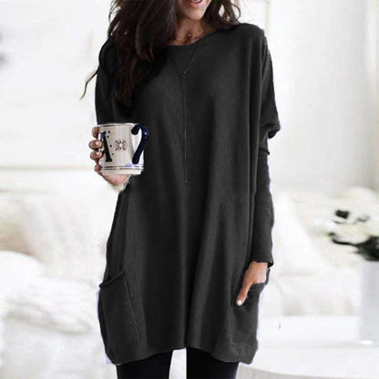 Classic Long Trench Style Sweater Coat for women | Isabelle