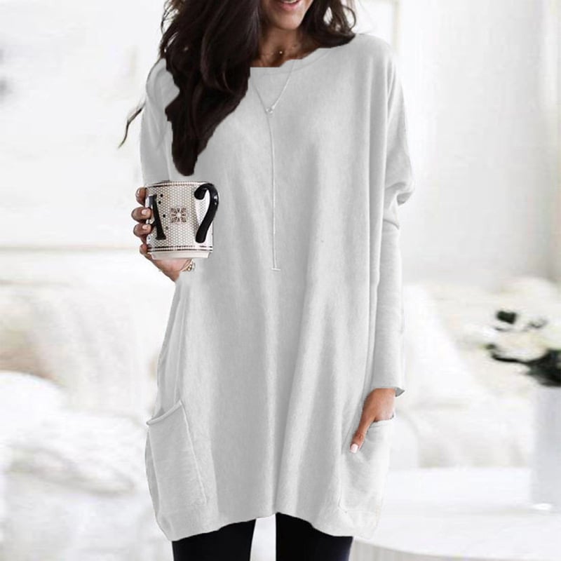 Classic Long Trench Style Sweater Coat for women | Isabelle