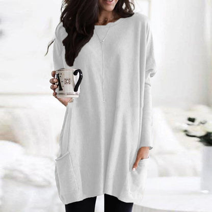 Classic Long Trench Style Sweater Coat for women | Isabelle