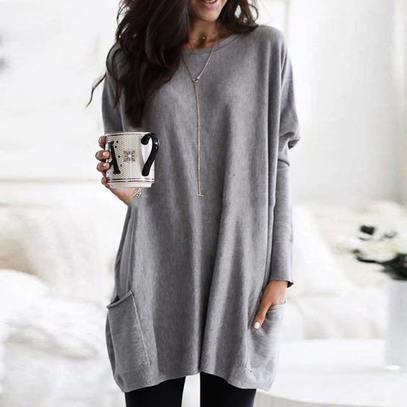 Classic Long Trench Style Sweater Coat for women | Isabelle