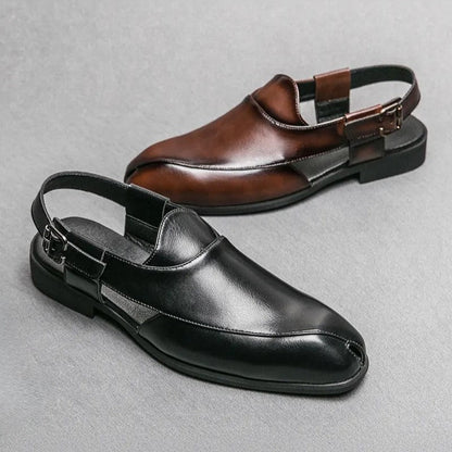 Elegant slip-on slingback loafers for men | Ravello -3