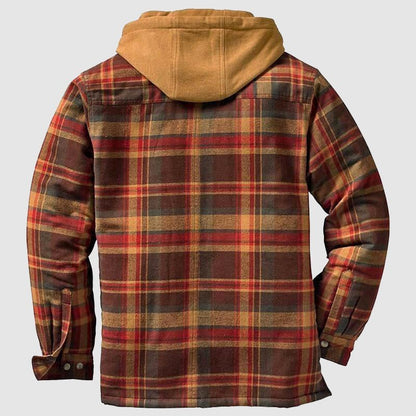 Sport cut zip-up outdoor jacket with detachable hood for men | Outback Ridge