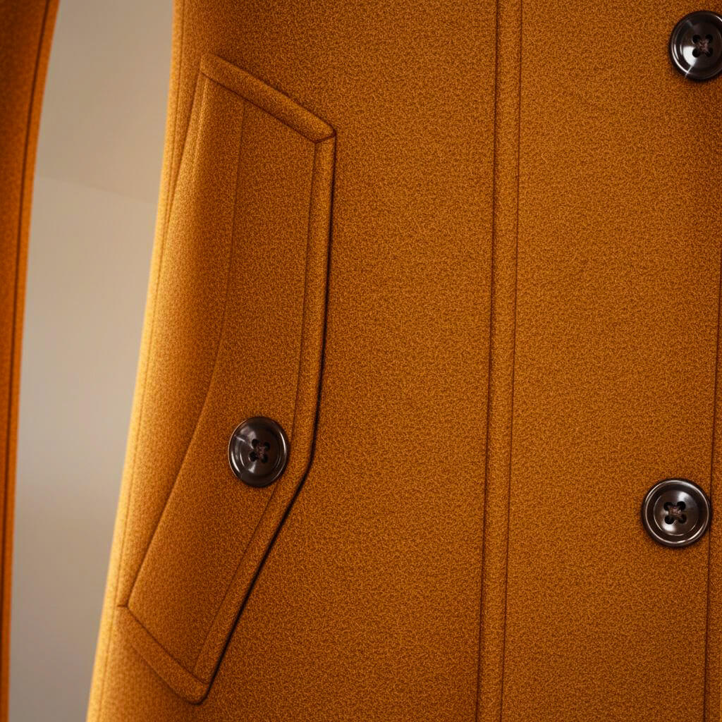 Classic structured virgin wool coat for men | Kensworth -10