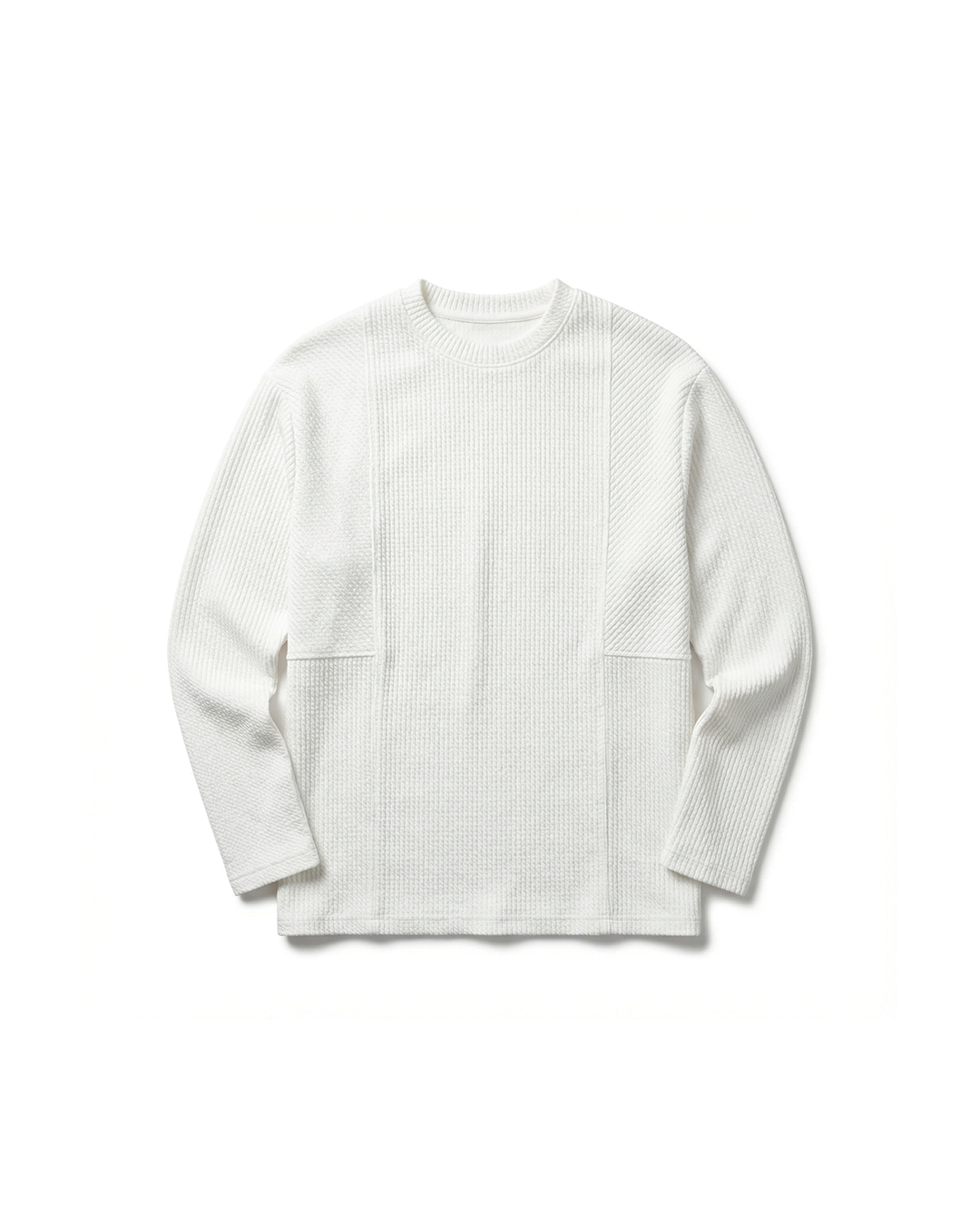 Soft classic crewneck everyday long sleeve top for men | Bellmont -1